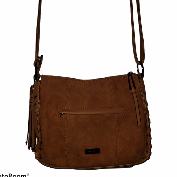 Jessica Simpson Cognac Mila Hobo Handbag - Picture 5 of 11